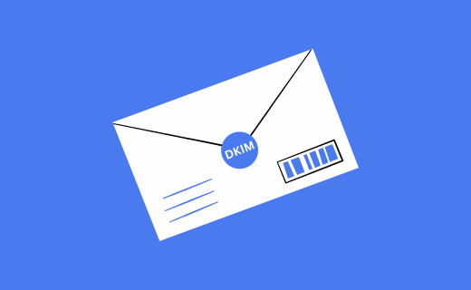 Illustration of mail with DKIM seal